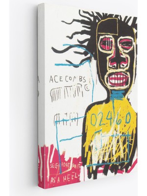 Dekoratifhane Jean Michel Basquiat'ın Kendi Portresi Kanvas TABLO-4967