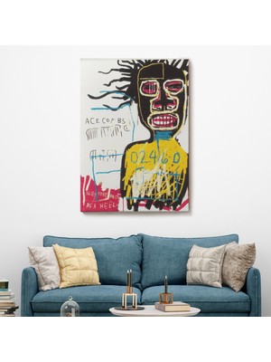 Dekoratifhane Jean Michel Basquiat'ın Kendi Portresi Kanvas TABLO-4967