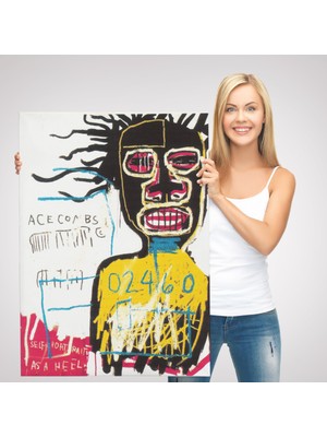 Dekoratifhane Jean Michel Basquiat'ın Kendi Portresi Kanvas TABLO-4967