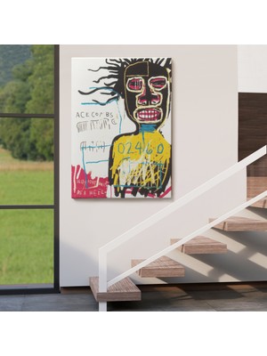 Dekoratifhane Jean Michel Basquiat'ın Kendi Portresi Kanvas TABLO-4967