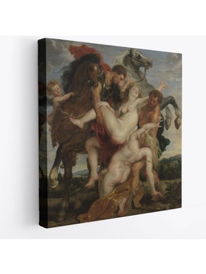 Dekoratifhane Peter Paul Rubens The Rape Of Leucippus' Daughters Kanvas Tablo -5880