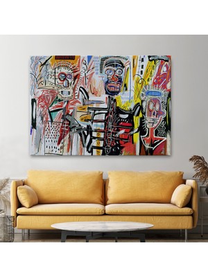 Dekoratifhane Jean Michel Basquiat'in Untitled Kanvas TABLO-5056