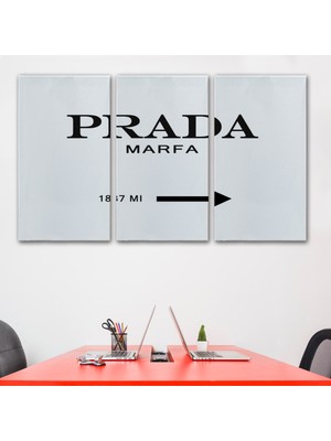 Dekoratifhane Prada Marfa Kanvas TABLO-5159