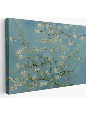 Dekoratifhane Vincent Van Gogh-Blossoming Badem Ağacı Eseri / Blossoming Almond Tree (1890)-5164