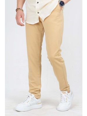 Erkek Beli Lastikli Slim Fit Double Paça Jogger Pantolon PNT02