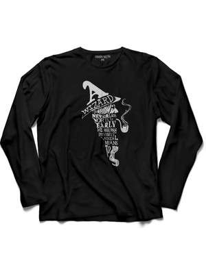 Kendim Seçtim Wızard Yüzüklerin Efendisi Lord Of The Rıngs Uzun Kollu Tişört