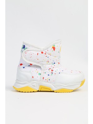 Benetton BN-50043 - 3256 Beyaz Sari - Çocuk Bot