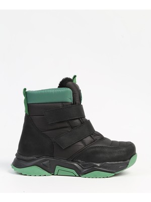 Benetton Benetton® | BN-70000 - 3256 Siyah Yesil - Çocuk Bot