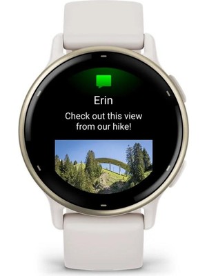 Garmin Vivoactive 5 - Fildişi Kayışlı Akıllı Saat