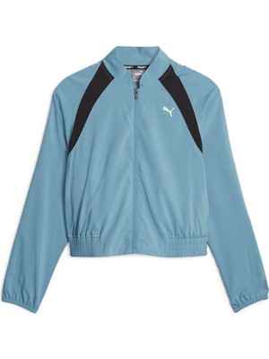 Puma Kadın Bold Blue-Puma Black Puma Fit Woven Fashion Jacket Mavi Kadın Ceket