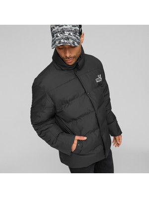 Puma Erkek Puma Black Puma Better Polyball Puffer Siyah Erkek Kapüşonlu Şişme Mont