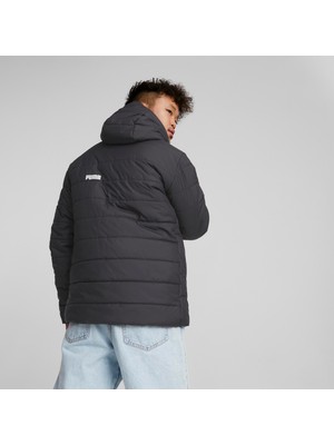 Puma Erkek Puma Black Puma Ess Hooded Padded Jacket Siyah Erkek Kapüşonlu Mont