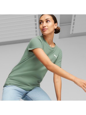 Puma Kadın Eucalyptus Puma Her Structured Tee Yeşil Kadın T-Shirt