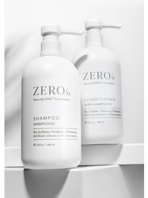 Zero Zero/o Naturally Kind Shampoo 444 ml + Conditioner 444 ml