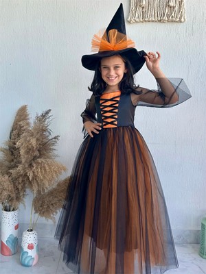 Buse & Eylül Bebe Buse&Eylül Bebe Kız Çocuk Cadı Kostümü