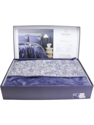 Apricitas Home My Touch Series Çift Kişilik Battaniyeli Nevresim Takımı Indigo