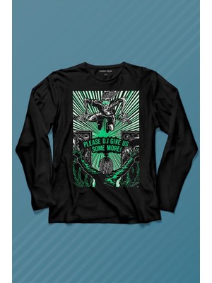 Kendim Seçtim Fly Adam Urban Uzun Kollu Tişört Baskılı T-Shirt