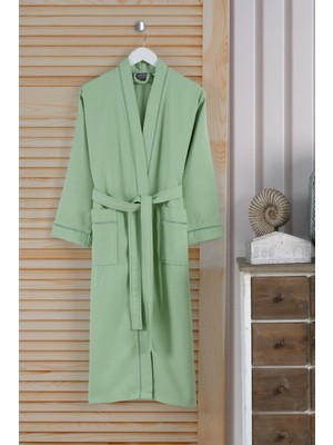 Varol Dama Serisi Kimono Yaka Pike Bornoz Sabahlık
