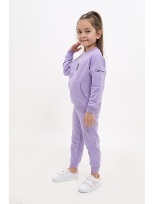 Toontoy Kids Toontoy Kız Çocuk Nakışlı Eşofman Takım