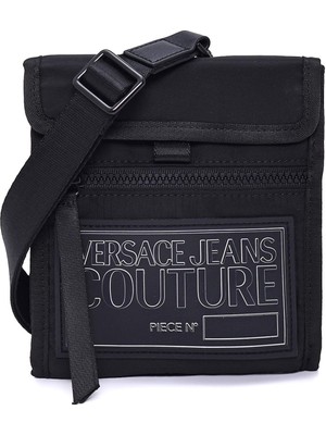 Versace Jeans Couture Yan Fermuar Detaylı Erkek Çapraz Askılı ve Omuz Çantası