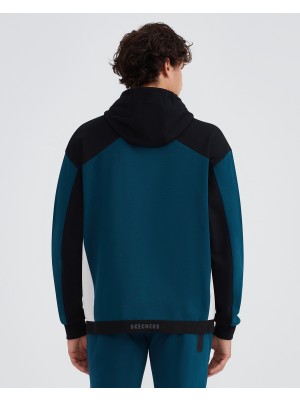 Skechers M 2xi-Lock Hoodie Sweatshirt Erkek Petrol  S232193-405