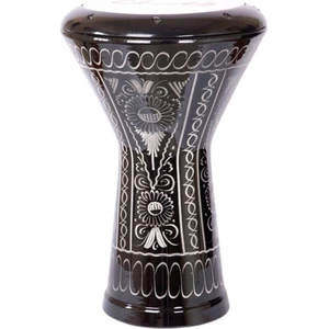 Erzincan El  Işlemeli Siyah  Darbuka