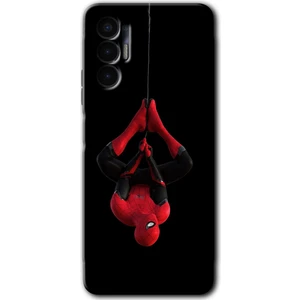 Tecno Spark 8 Pro Kılıf Hd Desen Baskılı Arka Kapak + Kırılmaz Cam - Örümcek Adam