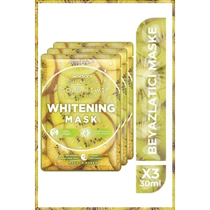 Fruity Maske Gold Kiwi Whitening Maske * 3 Adet