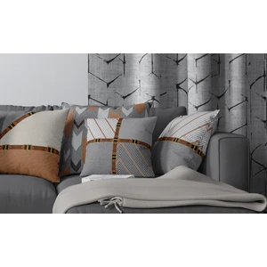 Mun Home Çift Taraflı Dijital Baskılı Gizli Fermuarlı 4'lü Kırlent Kılıfı Seti Yumuşak Tuşeli Dekoratif Kılıf