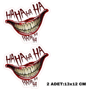Fatih Sticker Kahkaha Motorsiklet Araç Leptop Duvar Sticker Çıkartma