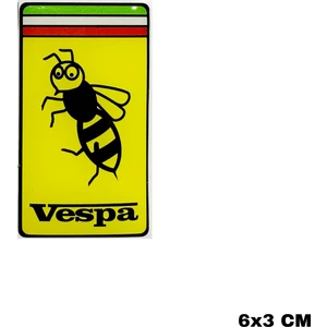 Fatih Sticker Vespa Damla Logo