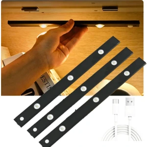 Rultech 40CM Insan Vücudu Sensörlü USB Sarj Taşınabilir Kablosuz Mutfak, Elbise Dolabı, Merdiven, LED Cabinet Gece Lamba Aplik Aydınlatma