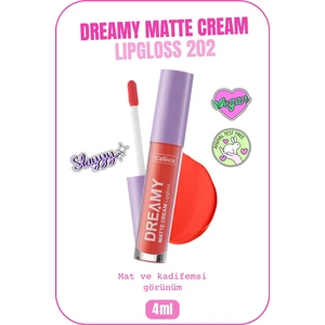 Dreamy Matte Cream Lipgloss Mat Görünümlü Dudak Parlatıcısı - 202 Sun - Turuncu