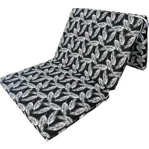 Vip Katlanır Yer Yatağı (8 cm Kalın)Sünger Yatak 80X180X8 Cm-Siyah Tüy