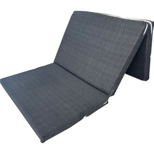Vip Home Concept Vip Katlanır Yer Yatağı (8 cm Kalın)Sünger Yatak 80X180X8 Cm-Siyah