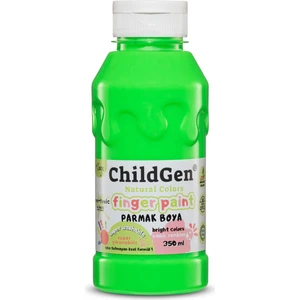 Childgen Süper Yıkanabilir 3'lü Parmak Boya Neon Set (3X350ML)