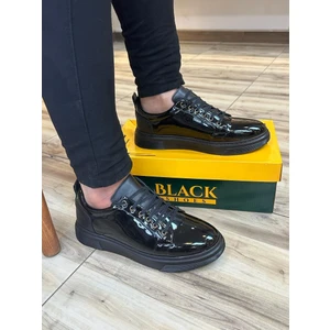 Black Shoes Erkek Günlük Deri Dişli Taban Klasik Ayakkabı