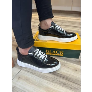 Black Shoes Erkek Günlük Deri Dişli Taban Klasik Ayakkabı