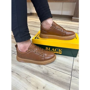 Black Shoes Erkek Günlük Deri Dişli Taban Klasik Ayakkabı