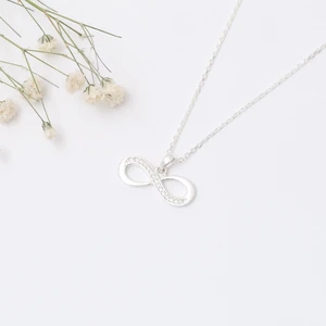Müge Gümüş ve Takı  Sonsuz Gümüş Kolye