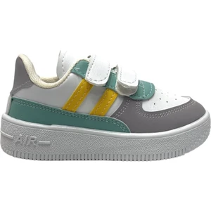 Çocuk Sneaker Spor Ayakkabı Beyaz - Sarı