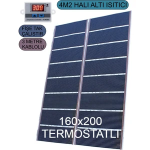 160X200 Termostatlı Karbon Isıtıcı Film