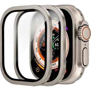 Apple Watch Ultra 1/2  49MM Hd Ekran Koruyucu Anti Çizilmeye Dayanıklı  Metal Koruma