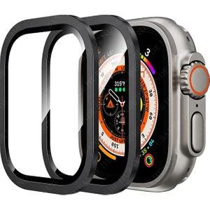 Apple Watch Ultra 1/2  49MM Hd Ekran Koruyucu Anti Çizilmeye Dayanıklı  Metal Koruma