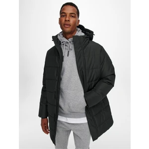 Only & Sons Erkek Uzun Kapitone Mont - 22020156