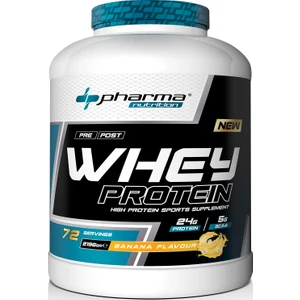 Whey Protein 2196 gr Muz Aromalı Protein Tozu 24 Gram Protein 72 Servis
