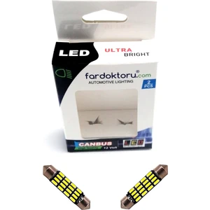 39MM Beyaz 16 Smd Sofit Oto LED Iç Aydınlatma Ampulü