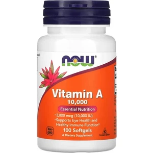 Now Foods Vitamin A, 10,000 IU, 100 Softgels