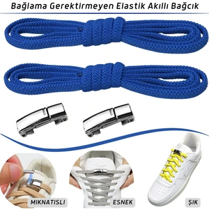 Palwin Takbırak Manyetik Elastik Bağcık, Çocuk, Yaşlı, Spor, Bot Için Lastikli Ayakkabı Bağcığı