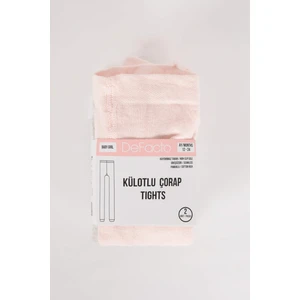 Kız Bebek Kaydırmaz Taban 2'li Pamuklu Külotlu Çorap A7588A5NS